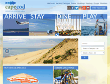 Tablet Screenshot of capecodchamber.org